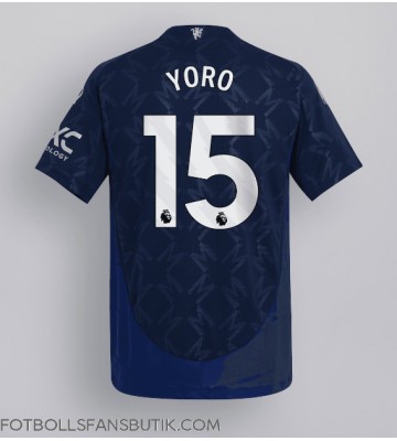 Manchester United Leny Yoro #15 Replika Bortatröja 2024-25 Kortärmad